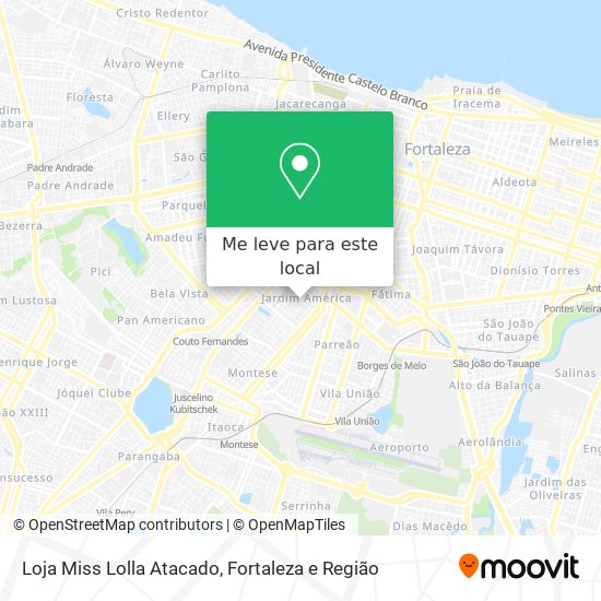 Loja Miss Lolla Atacado mapa
