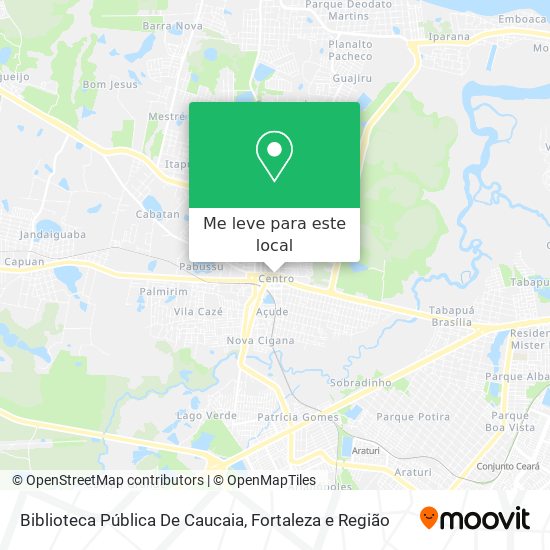 Biblioteca Pública De Caucaia mapa