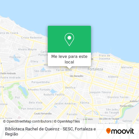 Biblioteca Rachel de Queiroz - SESC mapa
