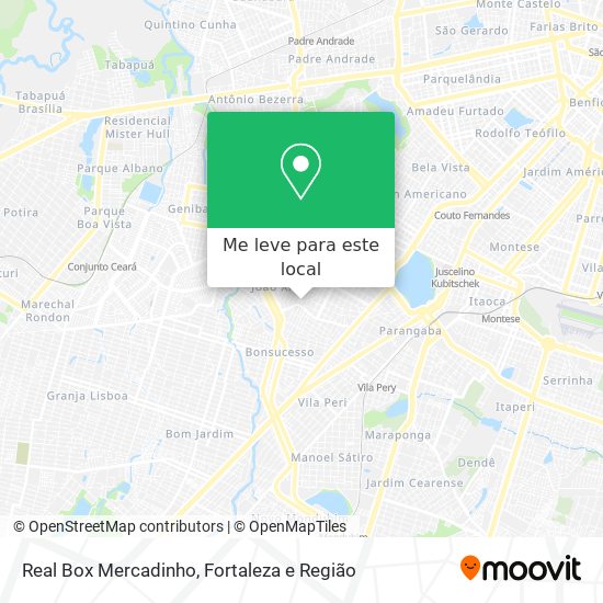 Real Box Mercadinho mapa
