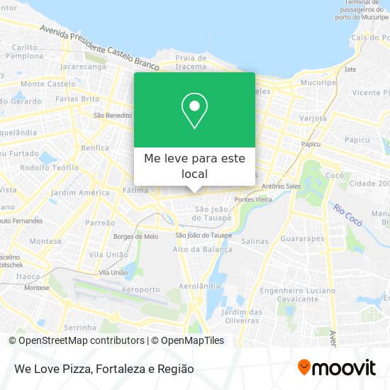 We Love Pizza mapa