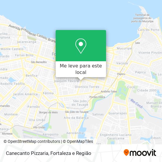 Canecanto Pizzaria mapa