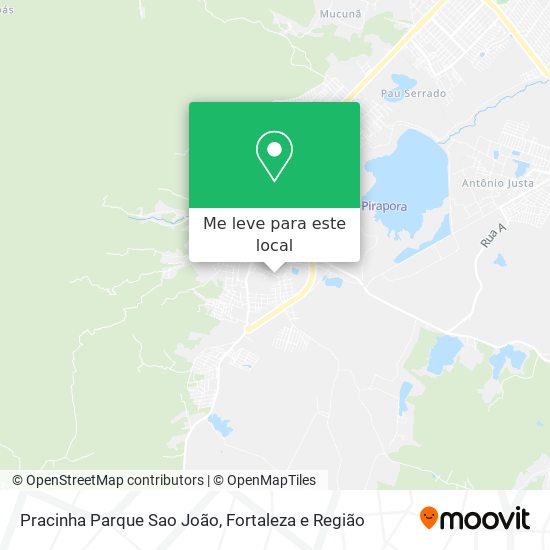 Pracinha Parque Sao João mapa