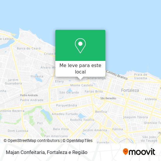 Majan Confeitaria mapa
