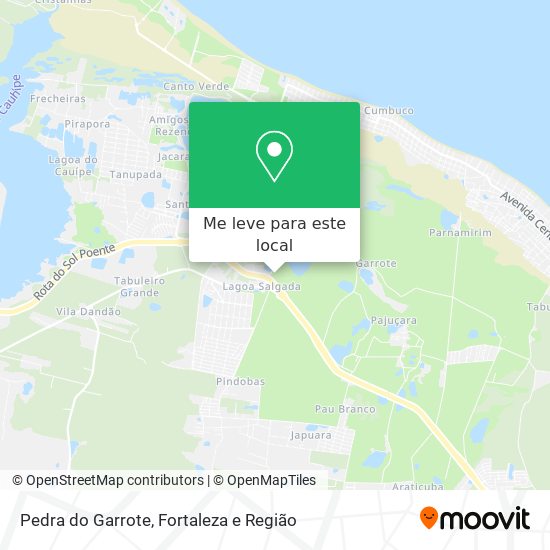 Pedra do Garrote mapa