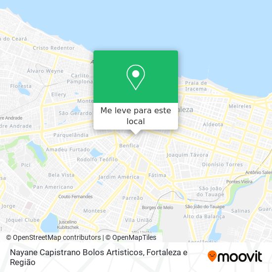 Nayane Capistrano Bolos Artisticos mapa