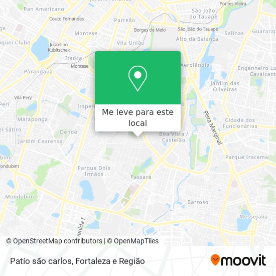 Patío são carlos mapa