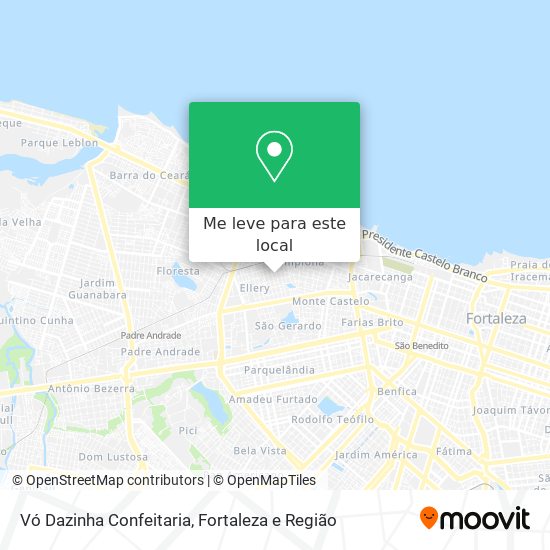 Vó Dazinha Confeitaria mapa