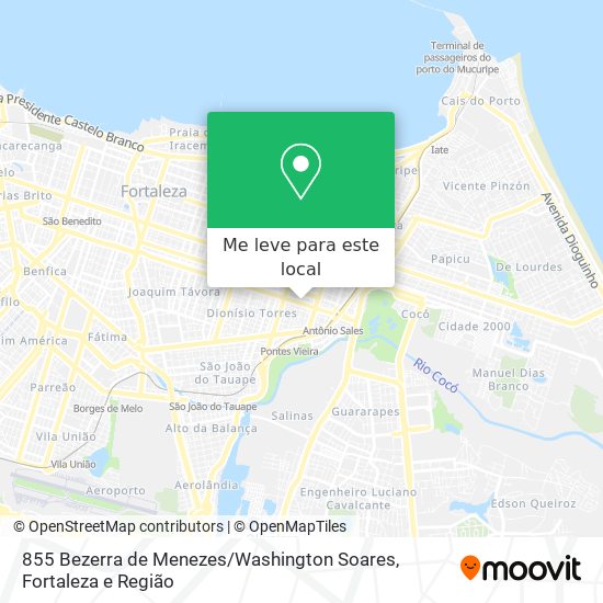 855 Bezerra de Menezes / Washington Soares mapa