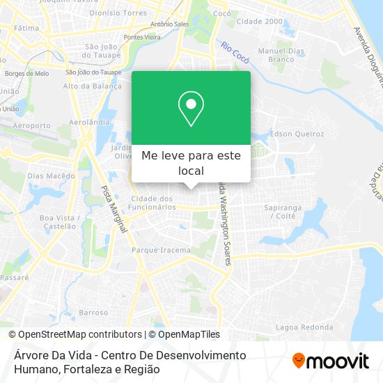 Árvore Da Vida - Centro De Desenvolvimento Humano mapa