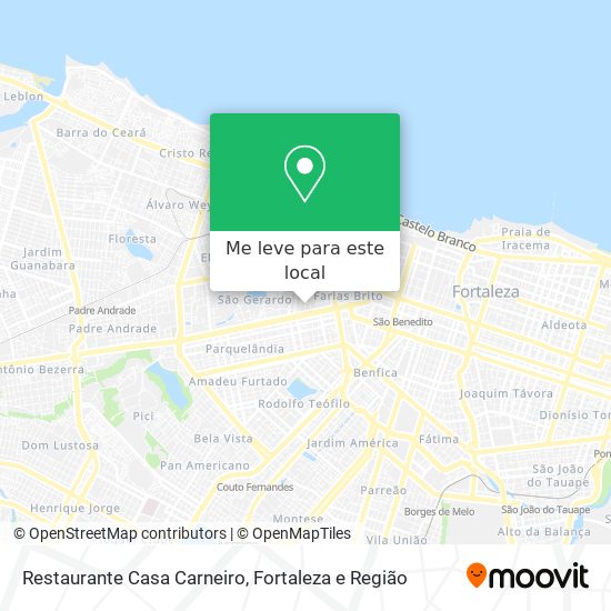 Restaurante Casa Carneiro mapa