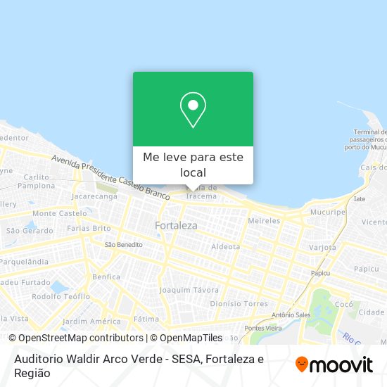 Auditorio Waldir Arco Verde - SESA mapa