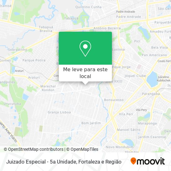 Juizado Especial - 5a Unidade mapa