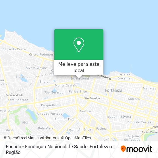 Funasa - Fundação Nacional de Saúde mapa