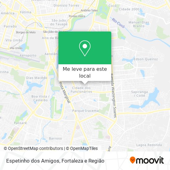 Espetinho dos Amigos mapa