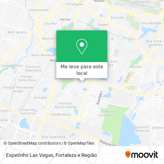 Espetinho Las Vegas mapa
