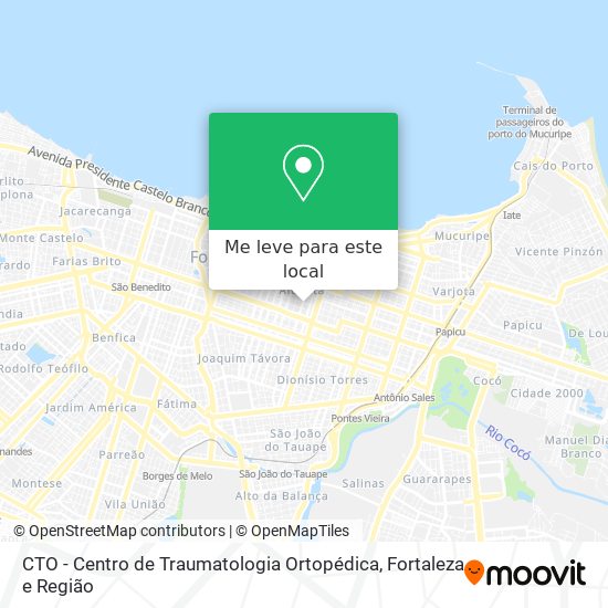 CTO - Centro de Traumatologia Ortopédica mapa