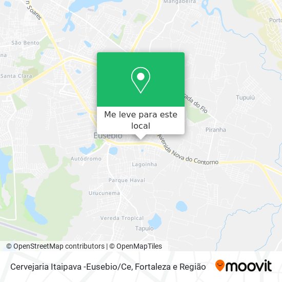 Cervejaria Itaipava -Eusebio / Ce mapa
