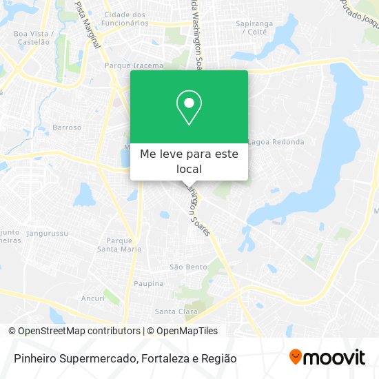 Pinheiro Supermercado mapa