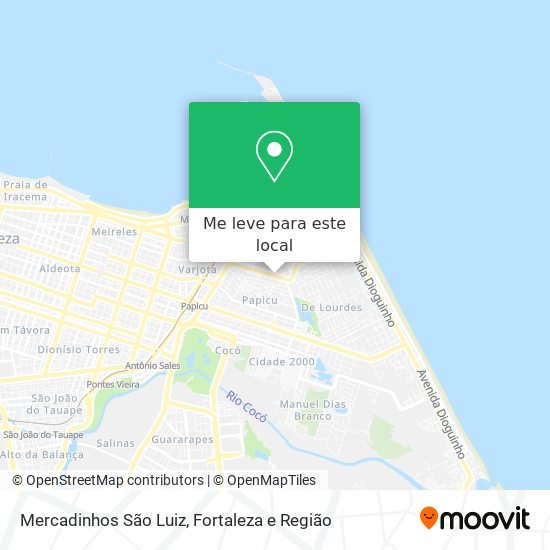 Mercadinhos São Luiz mapa