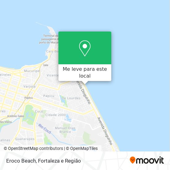 Eroco Beach mapa