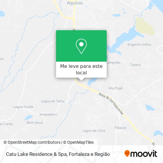 Catu Lake Residence & Spa mapa