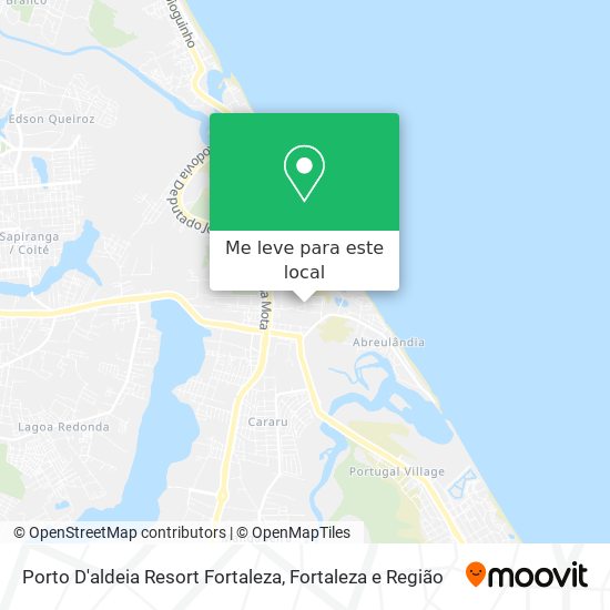 Porto D'aldeia Resort Fortaleza mapa