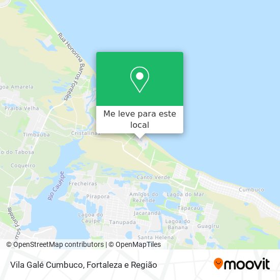 Vila Galé Cumbuco mapa