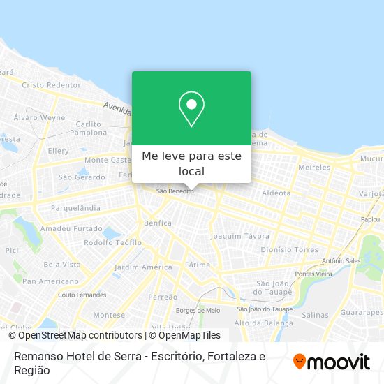 Remanso Hotel de Serra - Escritório mapa