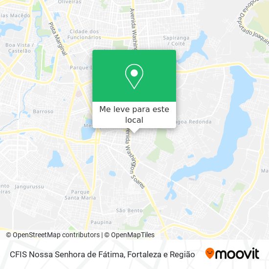 CFIS Nossa Senhora de Fátima mapa