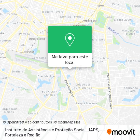 Instituto de Assistência e Proteção Social - IAPS mapa