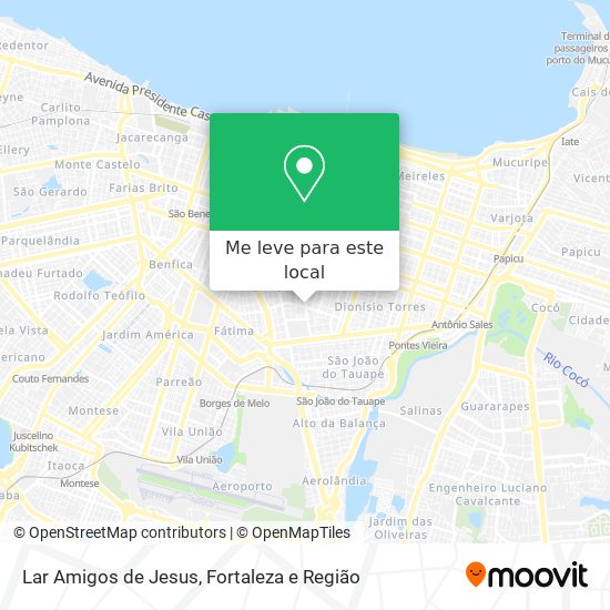 Lar Amigos de Jesus mapa