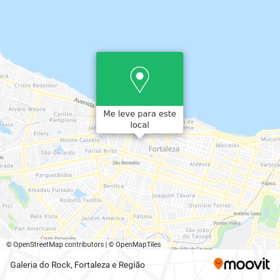 Galeria do Rock mapa