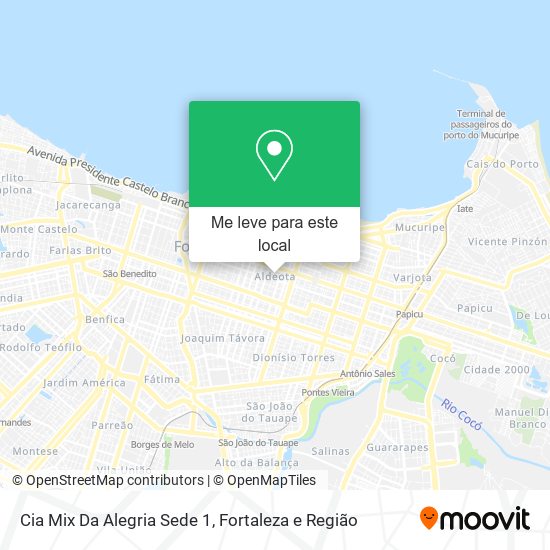 Cia Mix Da Alegria Sede 1 mapa