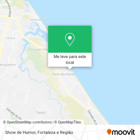 Show de Humor mapa