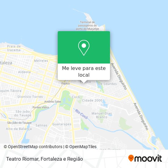 Teatro Riomar mapa