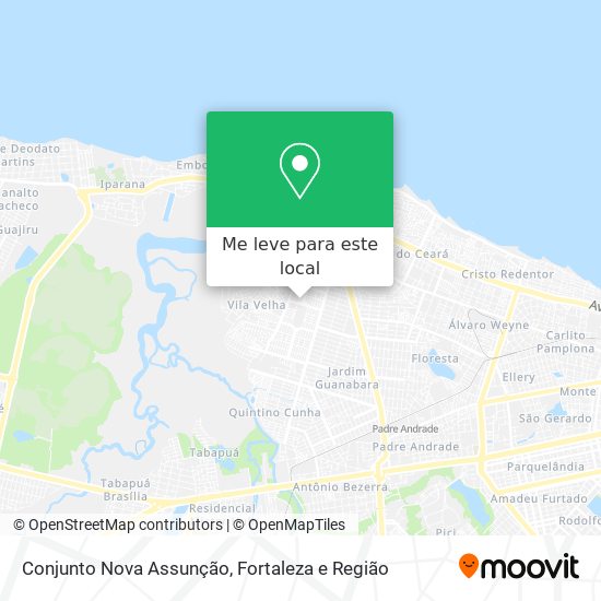 Conjunto Nova Assunção mapa