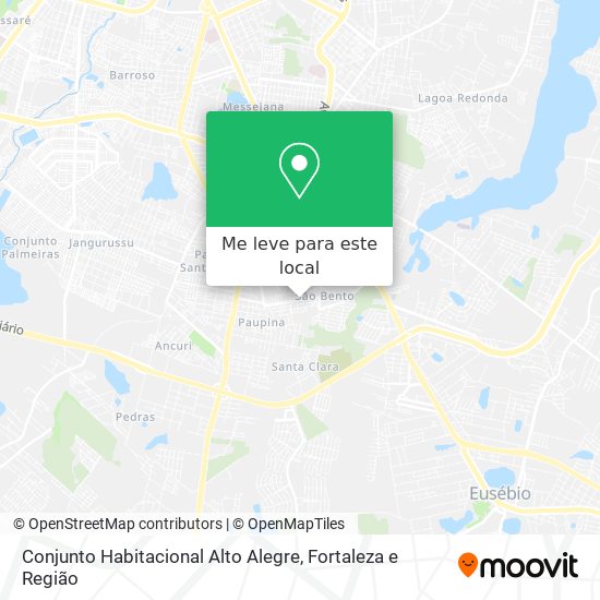 Conjunto Habitacional Alto Alegre mapa