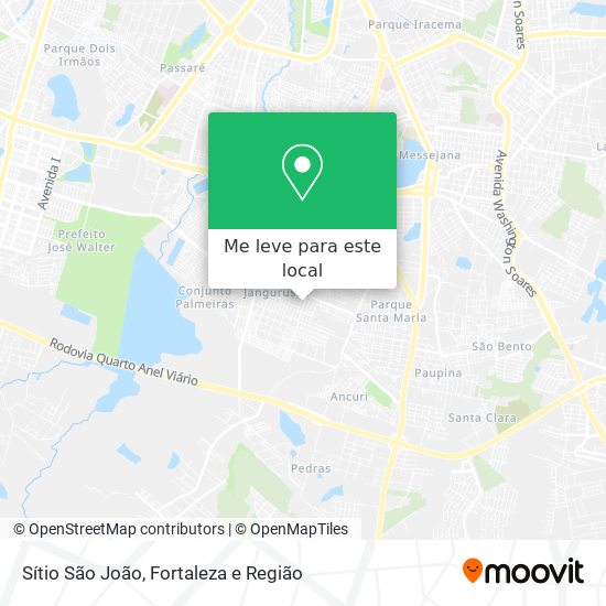 Sítio São João mapa