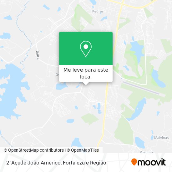 2°Açude João Américo mapa