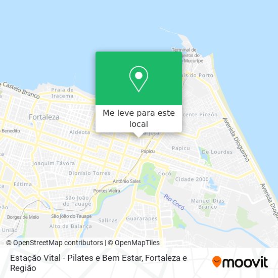 Estação Vital - Pilates e Bem Estar mapa