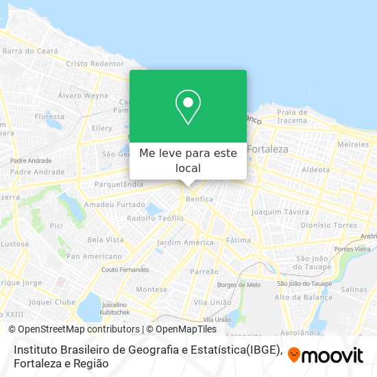 Instituto Brasileiro de Geografia e Estatística(IBGE) mapa