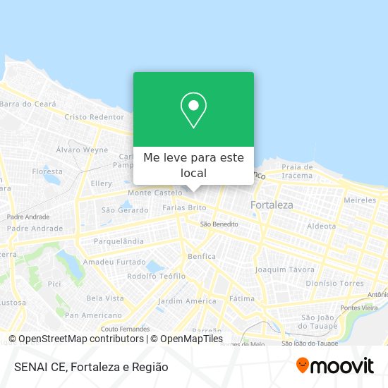 SENAI CE mapa