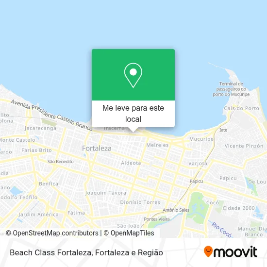 Beach Class Fortaleza mapa