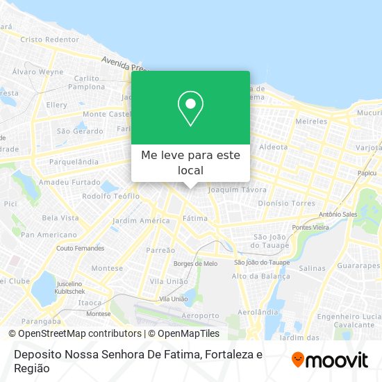 Deposito Nossa Senhora De Fatima mapa