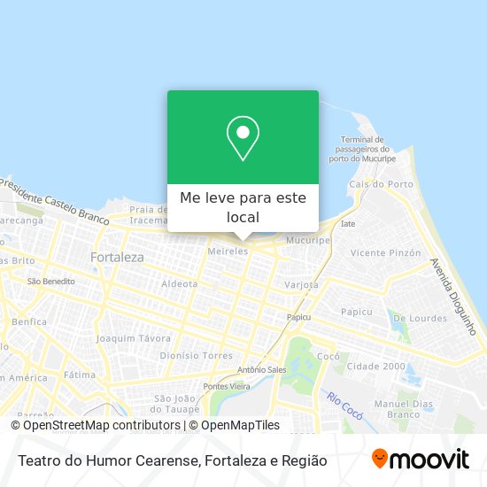 Teatro do Humor Cearense mapa