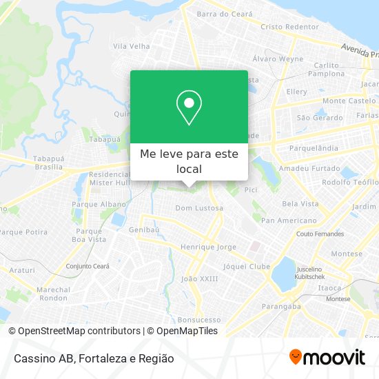 Cassino AB mapa