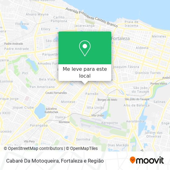 Cabaré Da Motoqueira mapa