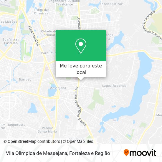 Vila Olimpica de Messejana mapa