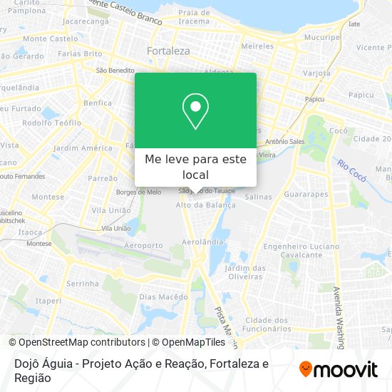 Dojô Águia - Projeto Ação e Reação mapa